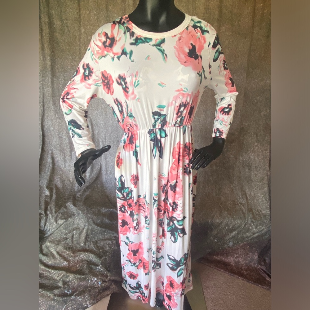 Floral Midi/Maxi Dress With Pockets